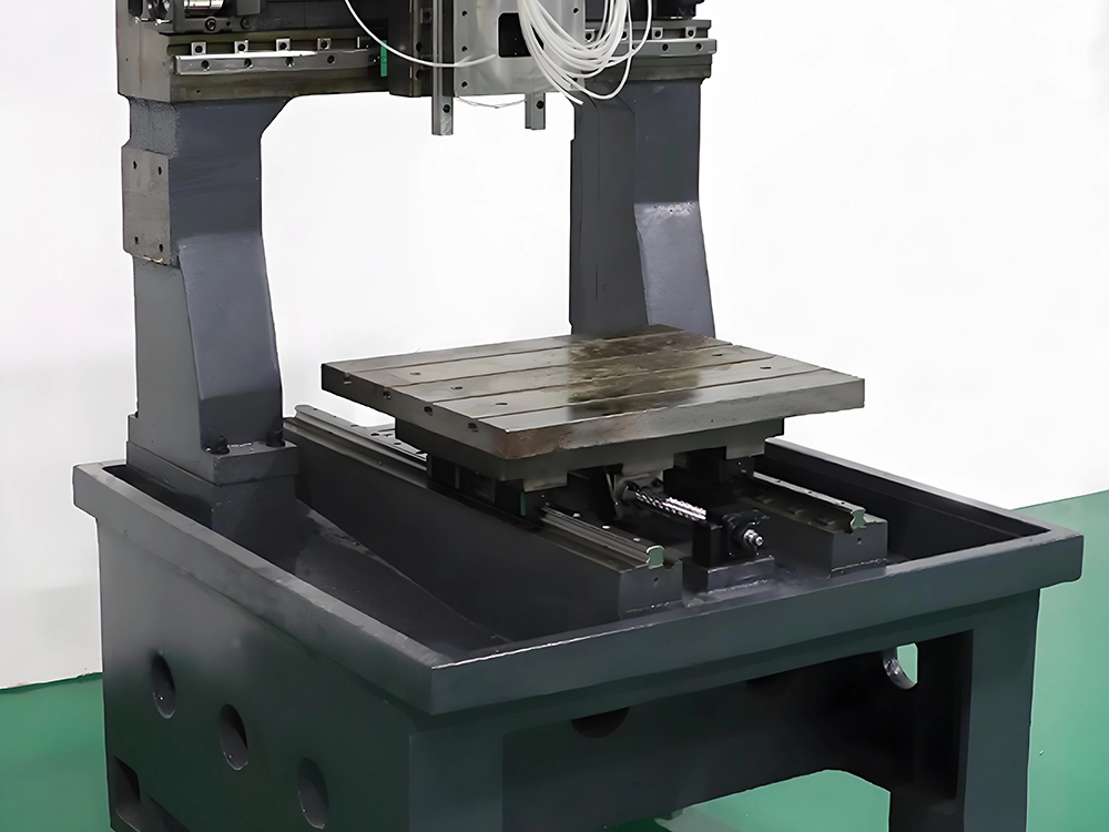 The frame of the machine to be produced