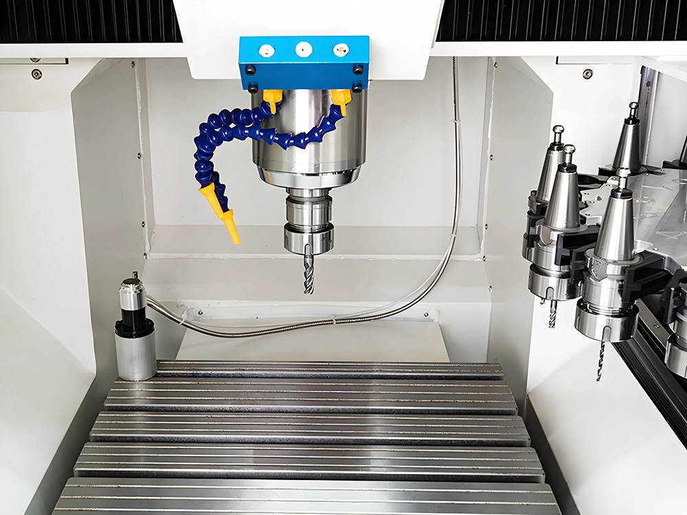 Automatic tool change spindle and cooling system