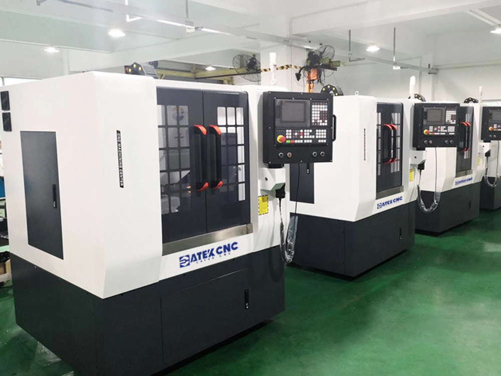 Finished metal milling machines produced in the workshop