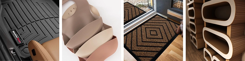 Electric oscillating knife can cut TPU car mats, silicone bibs, door mats, honeycomb cardboard decorative parts, etc.