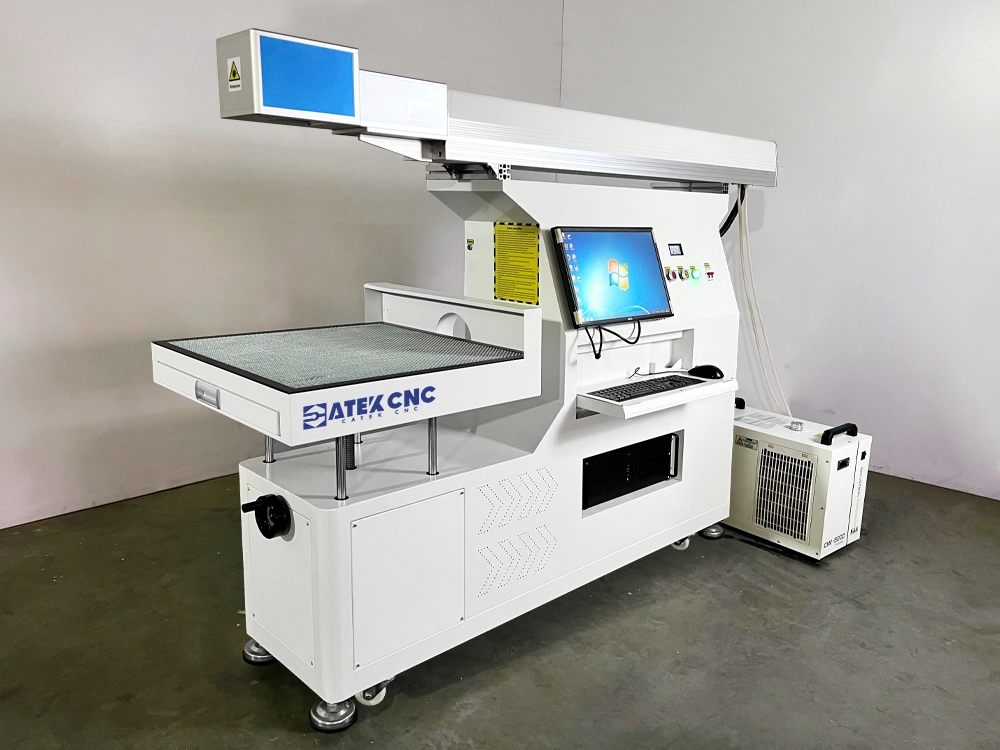 Front left view of Dynamic focus large format CO2 laser engraving machine