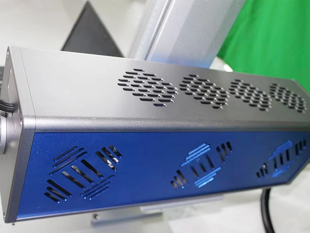 Metal protective hood for RF CO2 laser source