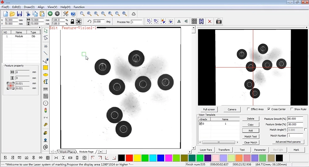 Ruida RDMarkVision control software