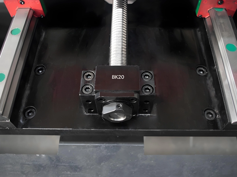 The TBI lead screw and Hiwin guideway of X-axis