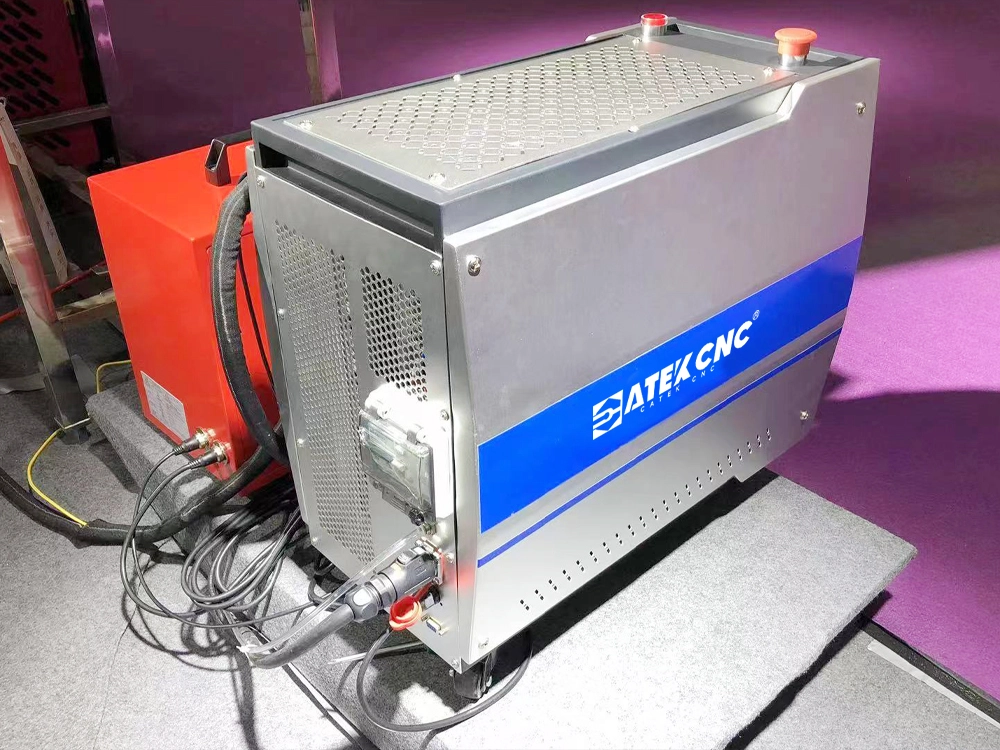 Rear right view of 3-in-1 handheld air-cooled laser welding machine