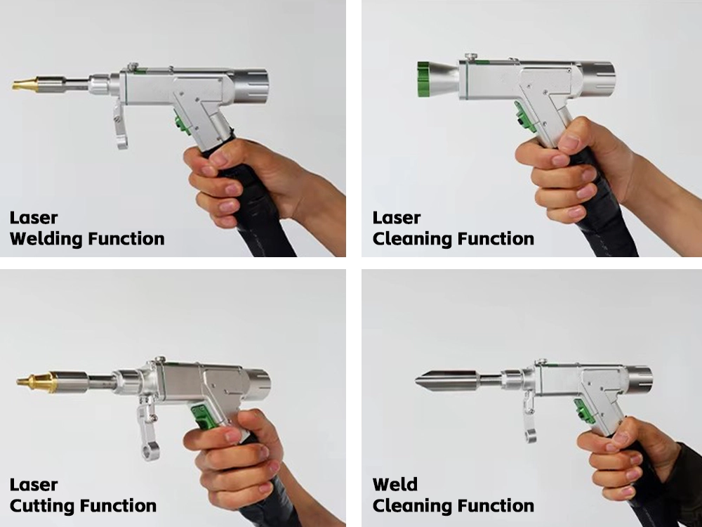 Four functions: laser welding, laser cutting, laser cleaning, laser seam cleaning