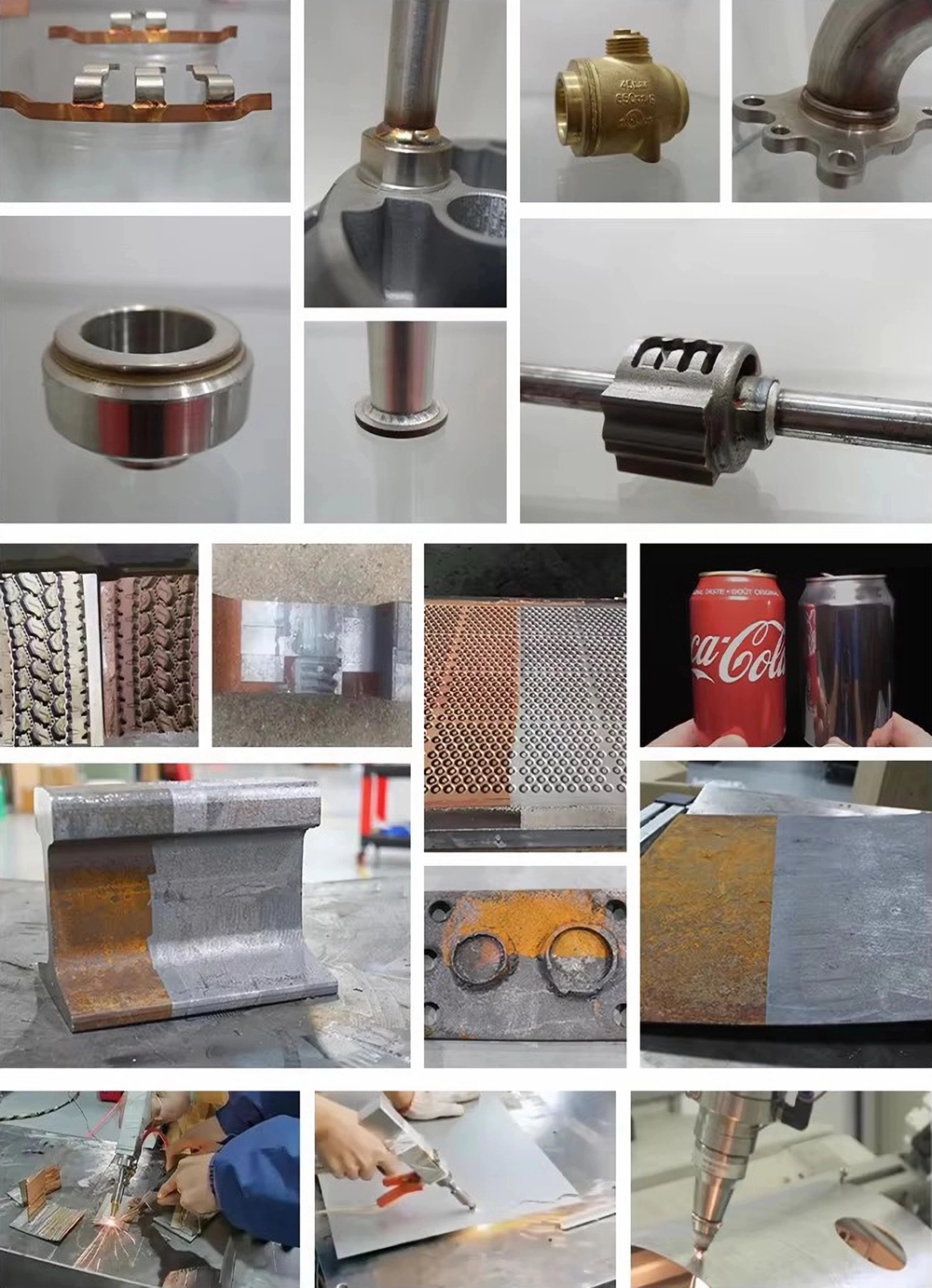 The 4-in-1 laser welding machine can weld, cut, remove paint and rust on all kinds of metals and alloys