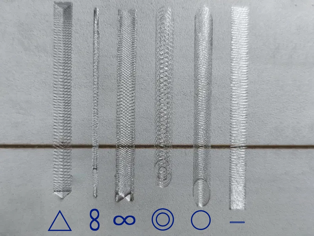 Various weld weave patterns
