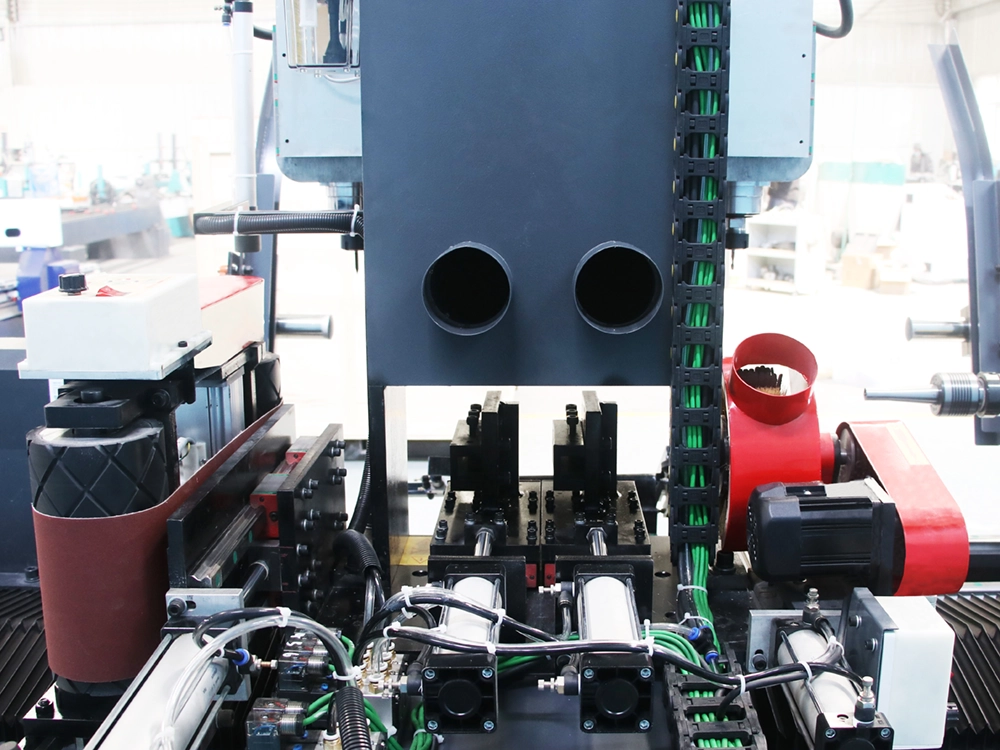 Reserved hole for connecting the dust collection pipe