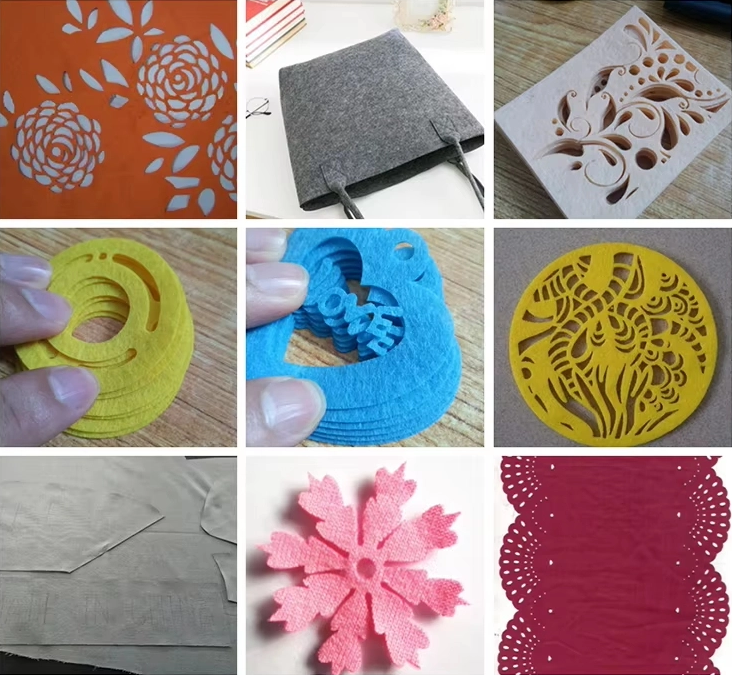 CO2 laser cutting of various flexible materials