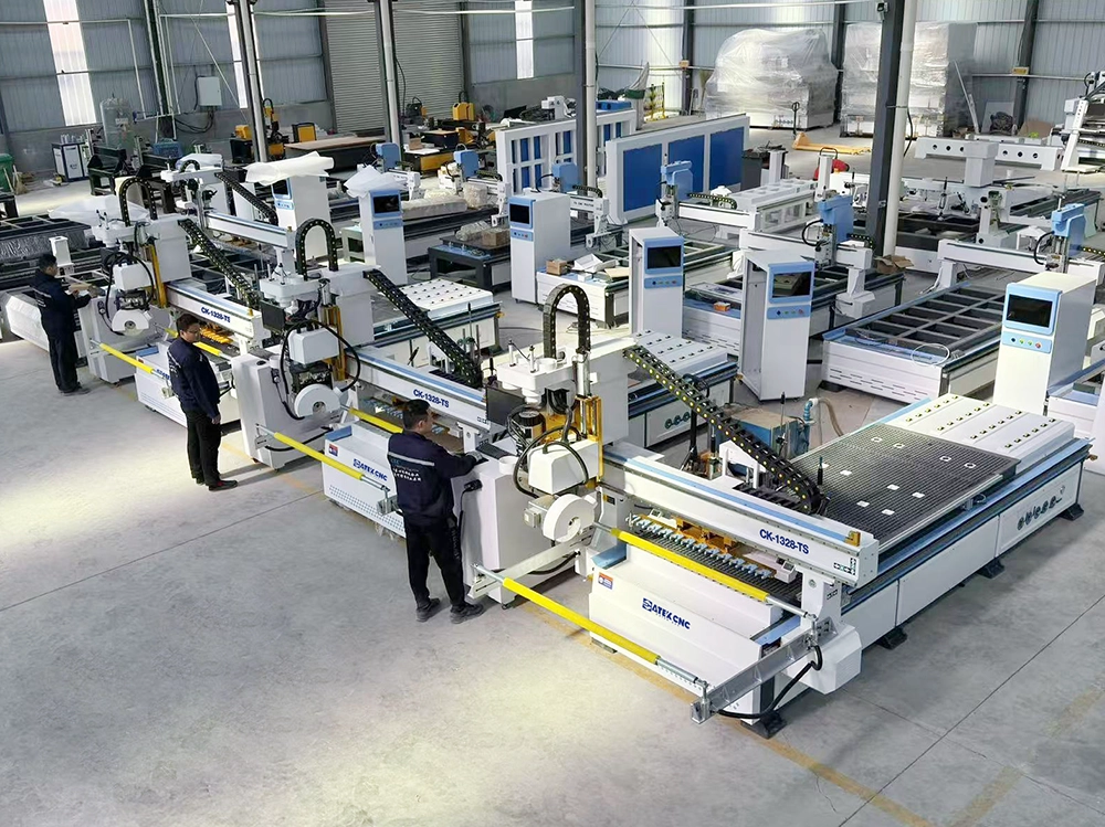 ATC CNC router production workshop debugging