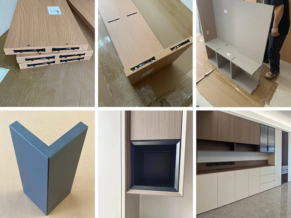 The 4x9 ft CNC wood router machine for furniture production can process Lamello connector furniture