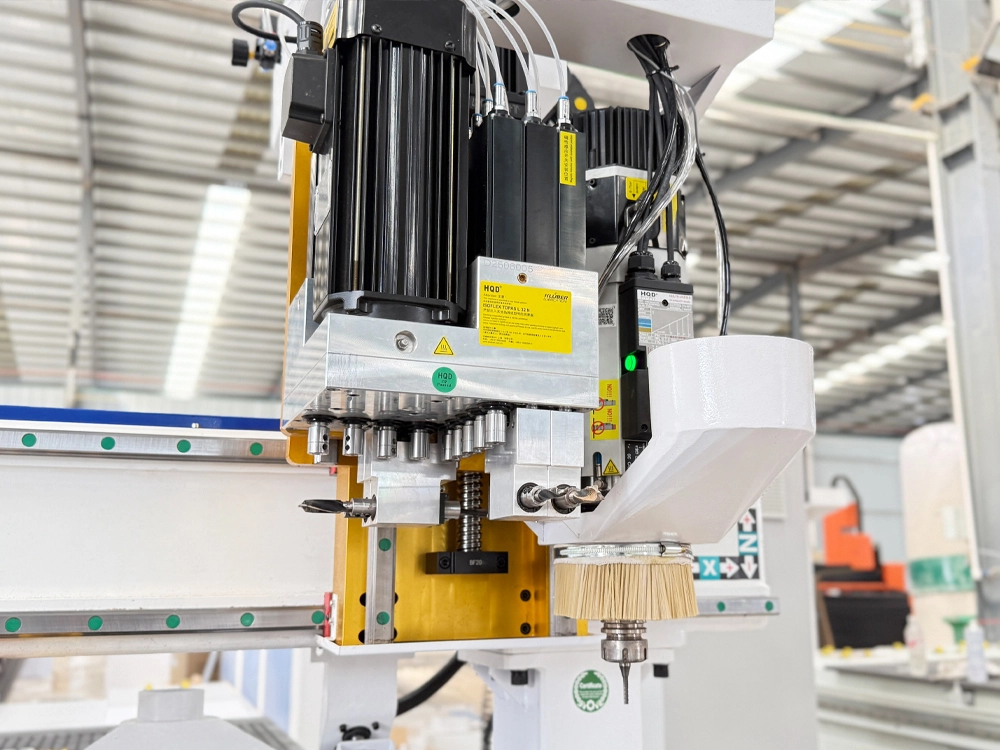 HQD ATC spindle and 9+8 drill unit