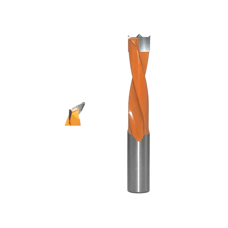 Two-tooth drill bits (Three-point drill bits)