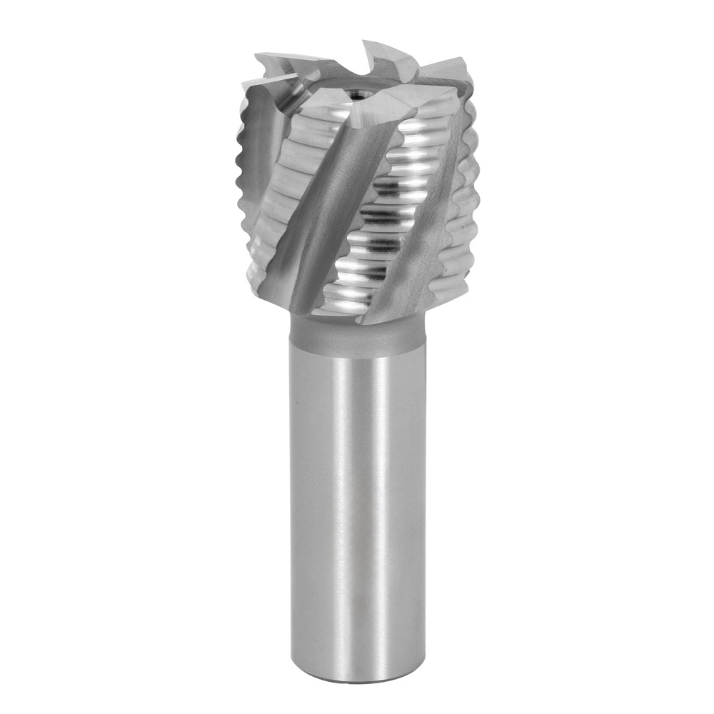 Solid roughing milling cutter