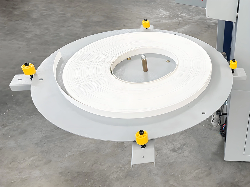 Edge strip rotary table of 8-in-1 fully automatic edge banding machine