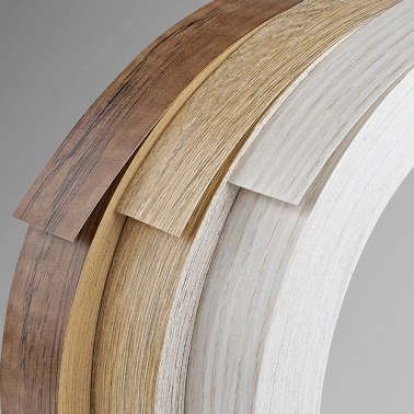 Solid wood edge strips
