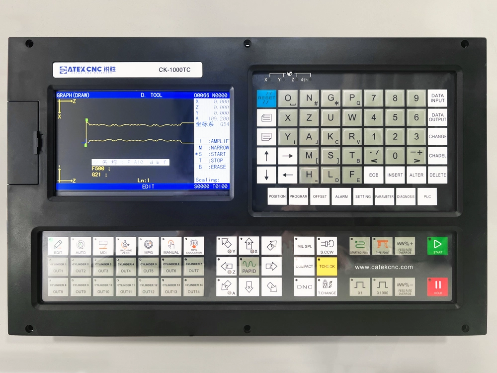 CK-1000TC - Self-developed control system by CATEKCNC​