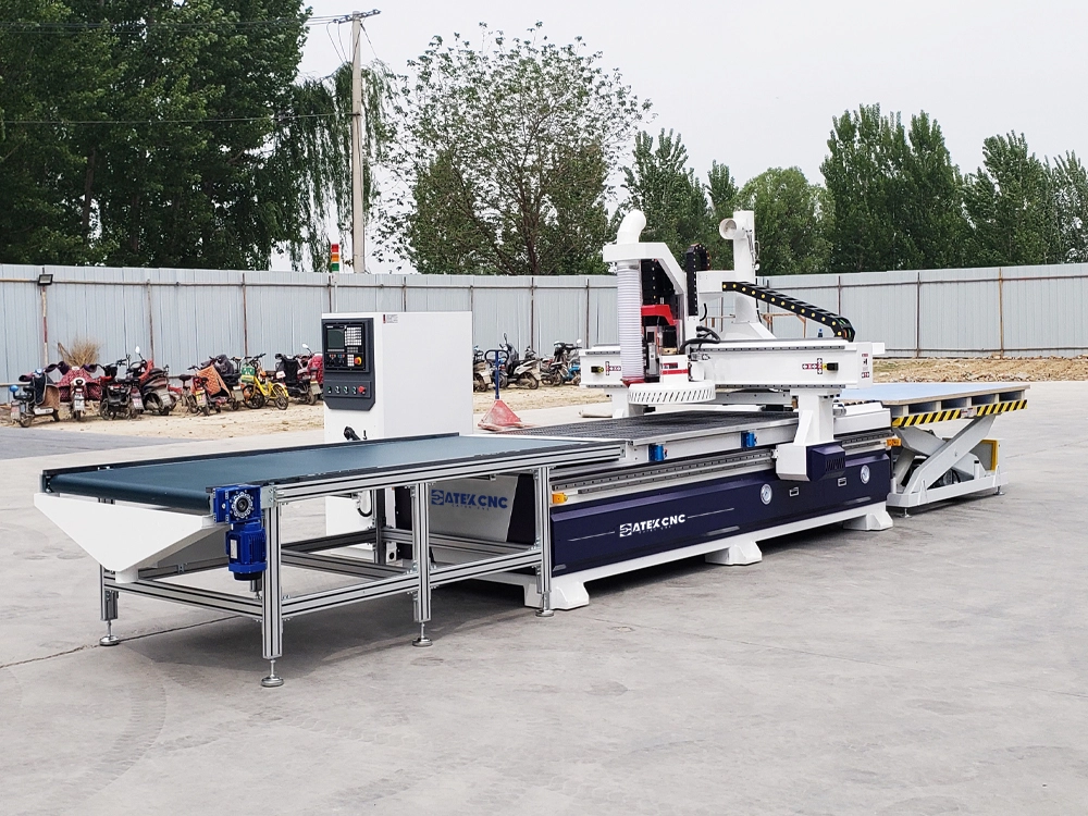 Carousel ATC CNC Router with Automatic Loading And Unloading