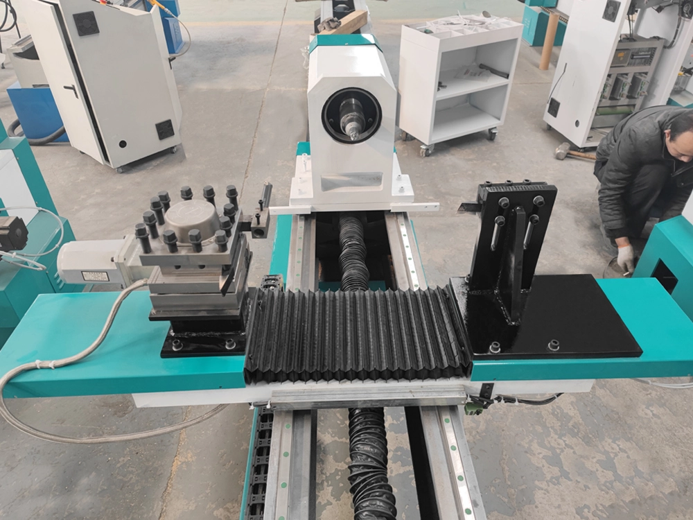 Cheap Basic Double-Knife CNC Lathe for Wood Turning
