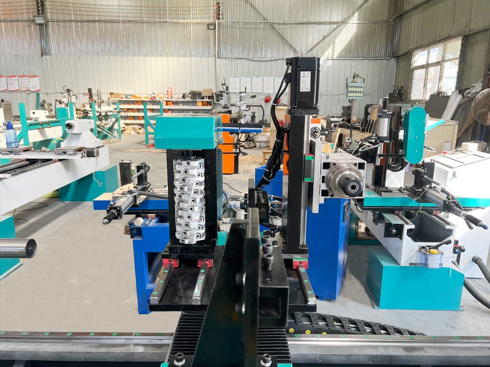 3-in-1 Automatic CNC Wood Lathe for Special-Shaped Table Legs