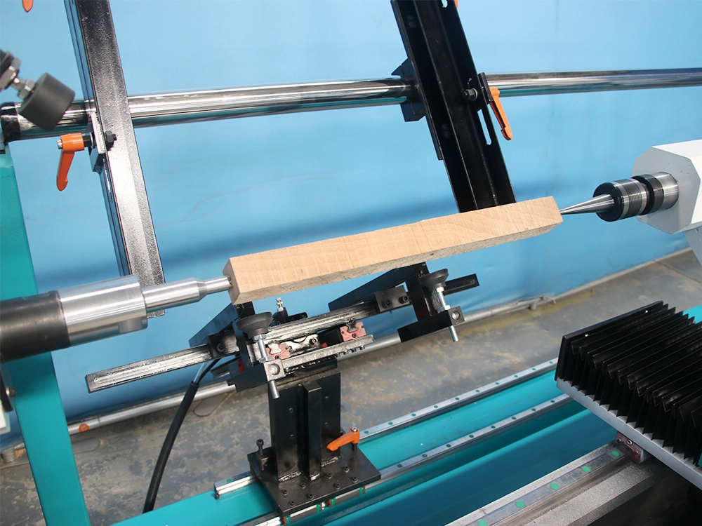 Affordable Single-Knife CNC Wood Turning Lathe with Self-Feeding