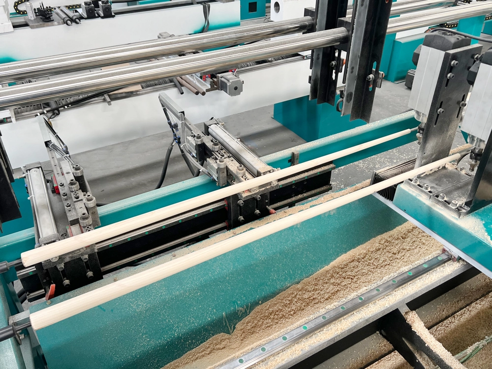 2-Station Pool Cue CNC Milling Machine with Automatic Loading and Unloading