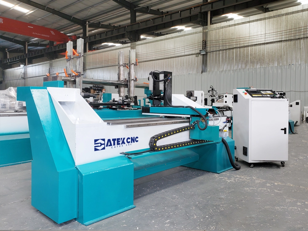 2-Station Pool Cue CNC Milling Machine with Automatic Loading and Unloading