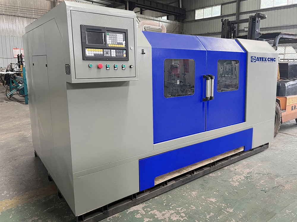 Fully Automatic 4-in-1 CNC Wood Turning Machine with Safety Enclosure