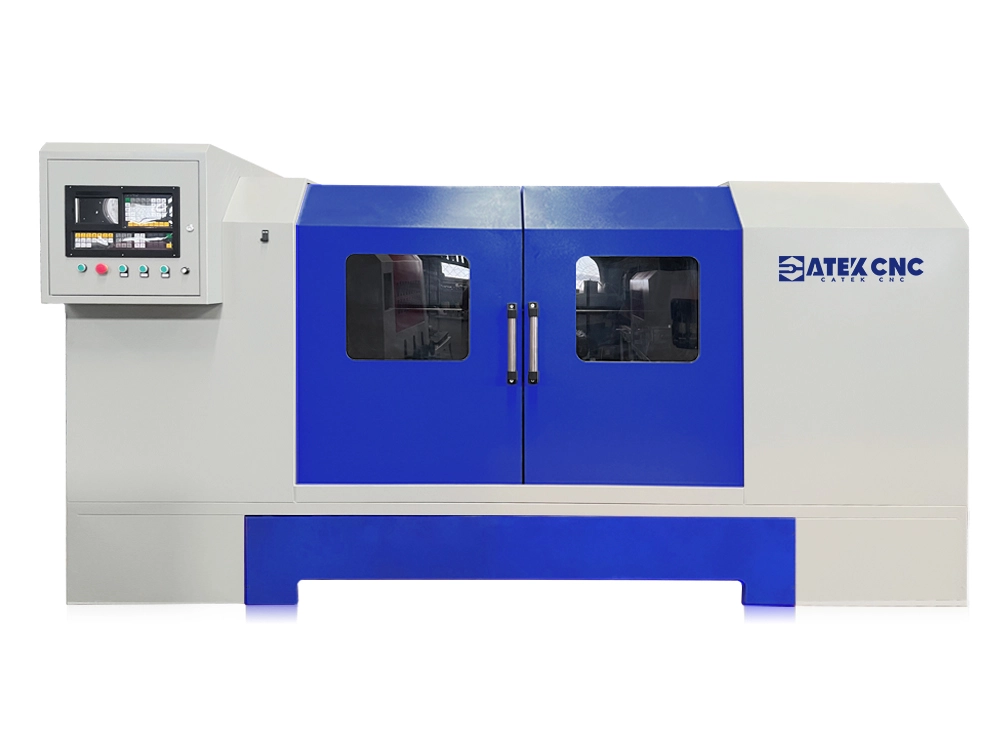 Fully Automatic 4-in-1 CNC Wood Turning Machine with Safety Enclosure