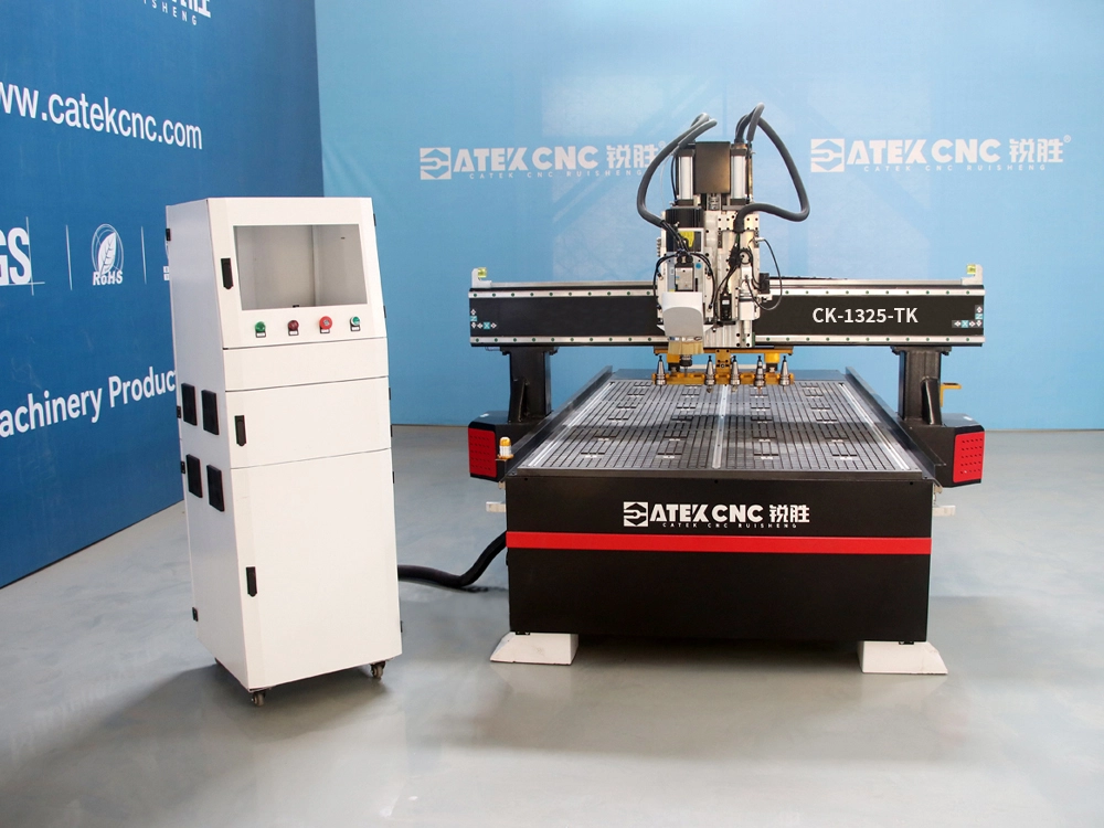 Multi-Purpose CNC Router with Oscillating Cutter and CCD