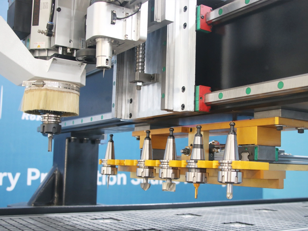 Multi-Purpose CNC Router with Oscillating Cutter and CCD