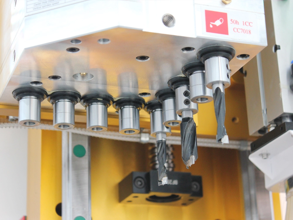 Linear ATC CNC Nesting Machine with Drilling Bank and 3D Rotary Axis