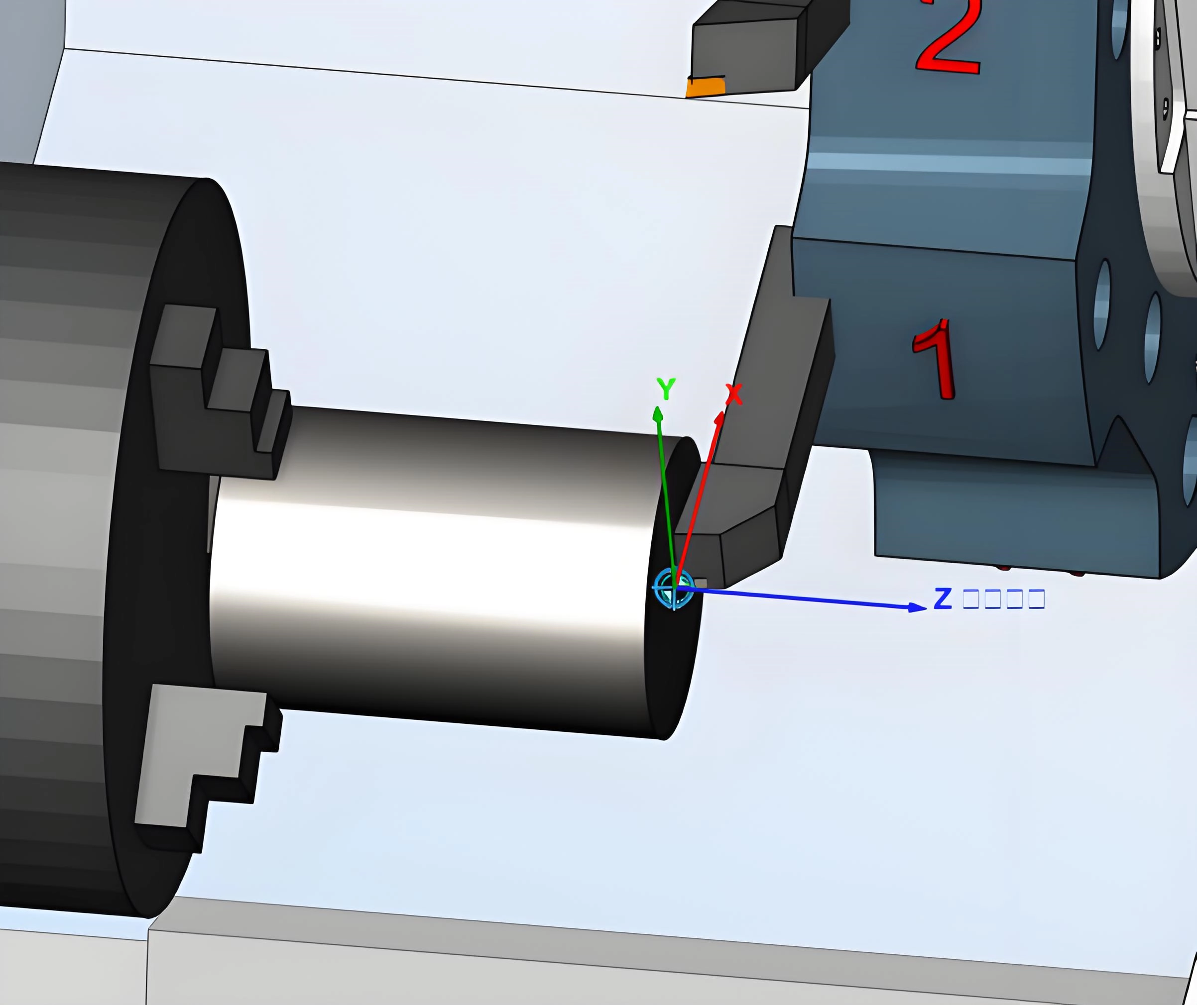 CNC lathe tool setting method