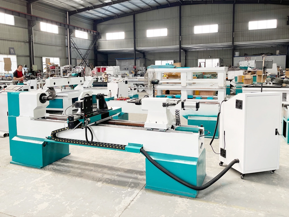 Standard Size CNC Woodworking Lathe with Turning and Engraving
