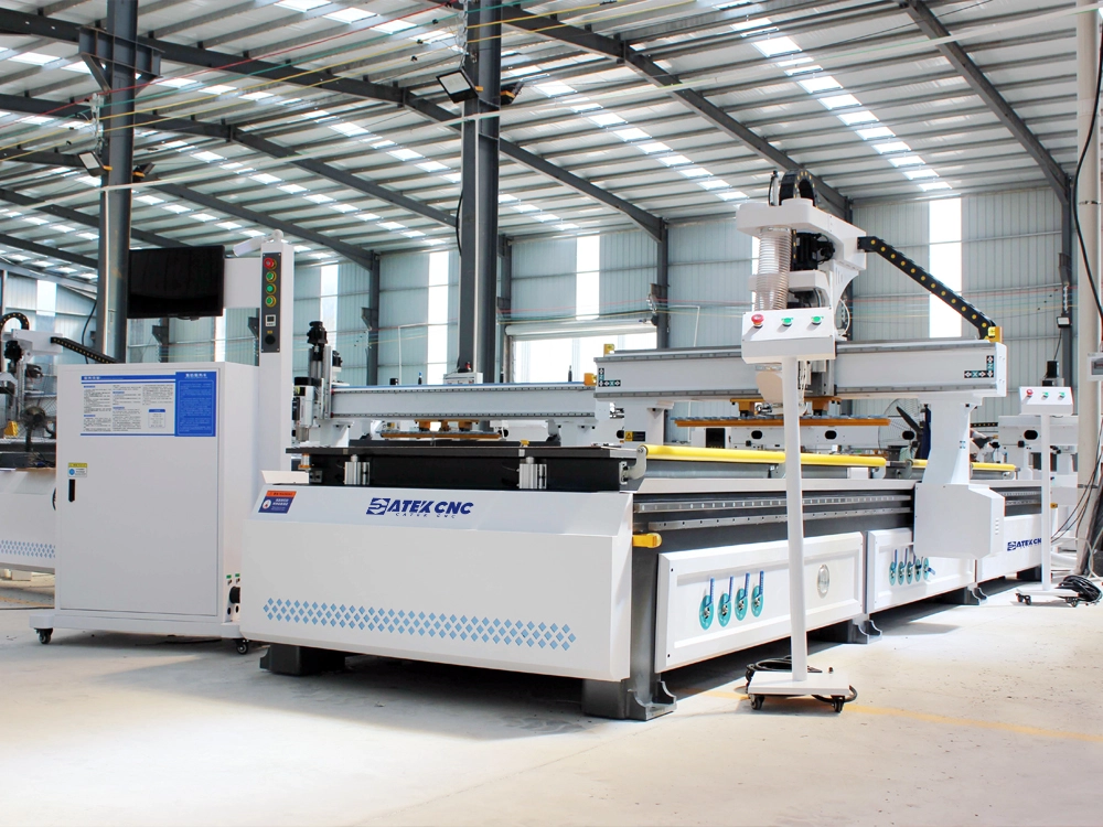 Double Workbench ATC CNC Wood Router Machine