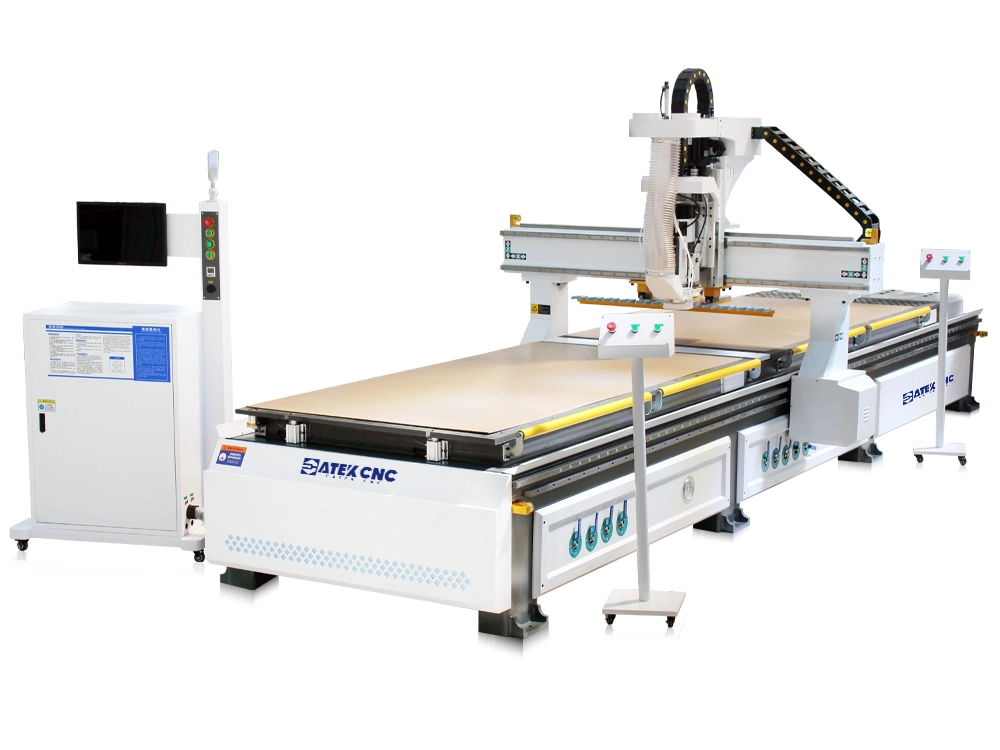 Double Workbench ATC CNC Wood Router Machine