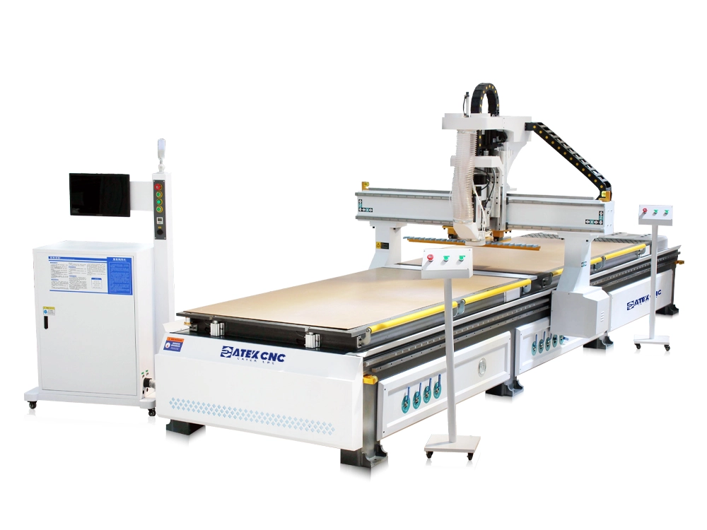 Double Workbench ATC CNC Wood Router Machine