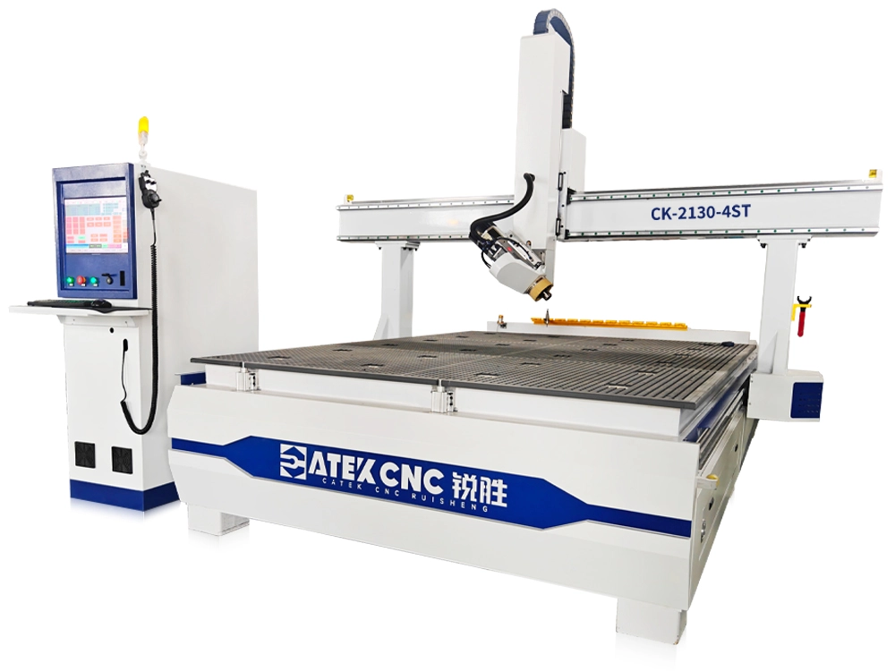 7x10ft Four-Axis Linear ATC CNC Wood Router with Tiltable Spindle