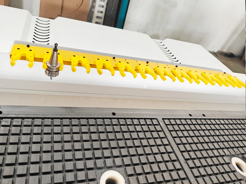 7x10ft Four-Axis Linear ATC CNC Wood Router with Tiltable Spindle