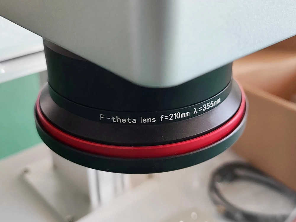 UV Laser Marking Machine with CCD Vision System and Conveyor Belt