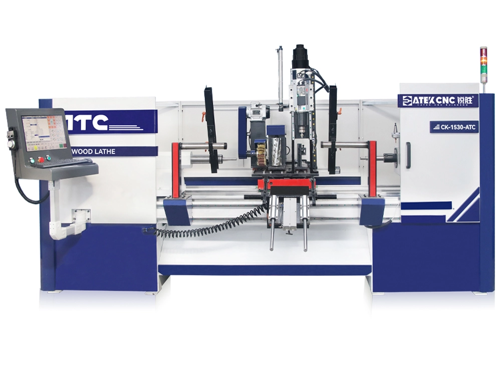 Professional CNC Wood Lathe with Automatic Tool Changer Professional CNC Wood Lathe with Automatic Tool Changer
