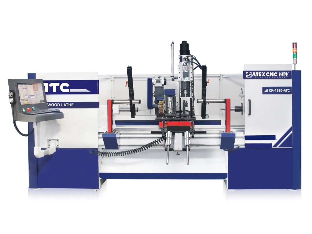 Professional CNC Wood Lathe with Automatic Tool Changer