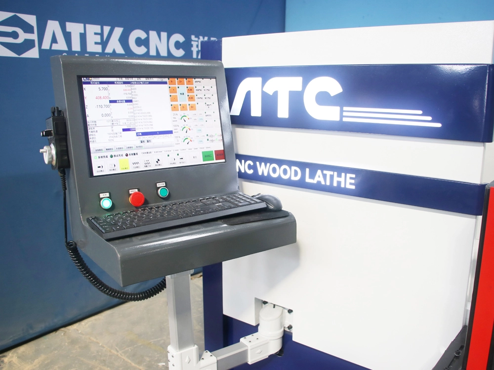 Professional CNC Wood Lathe with Automatic Tool Changer