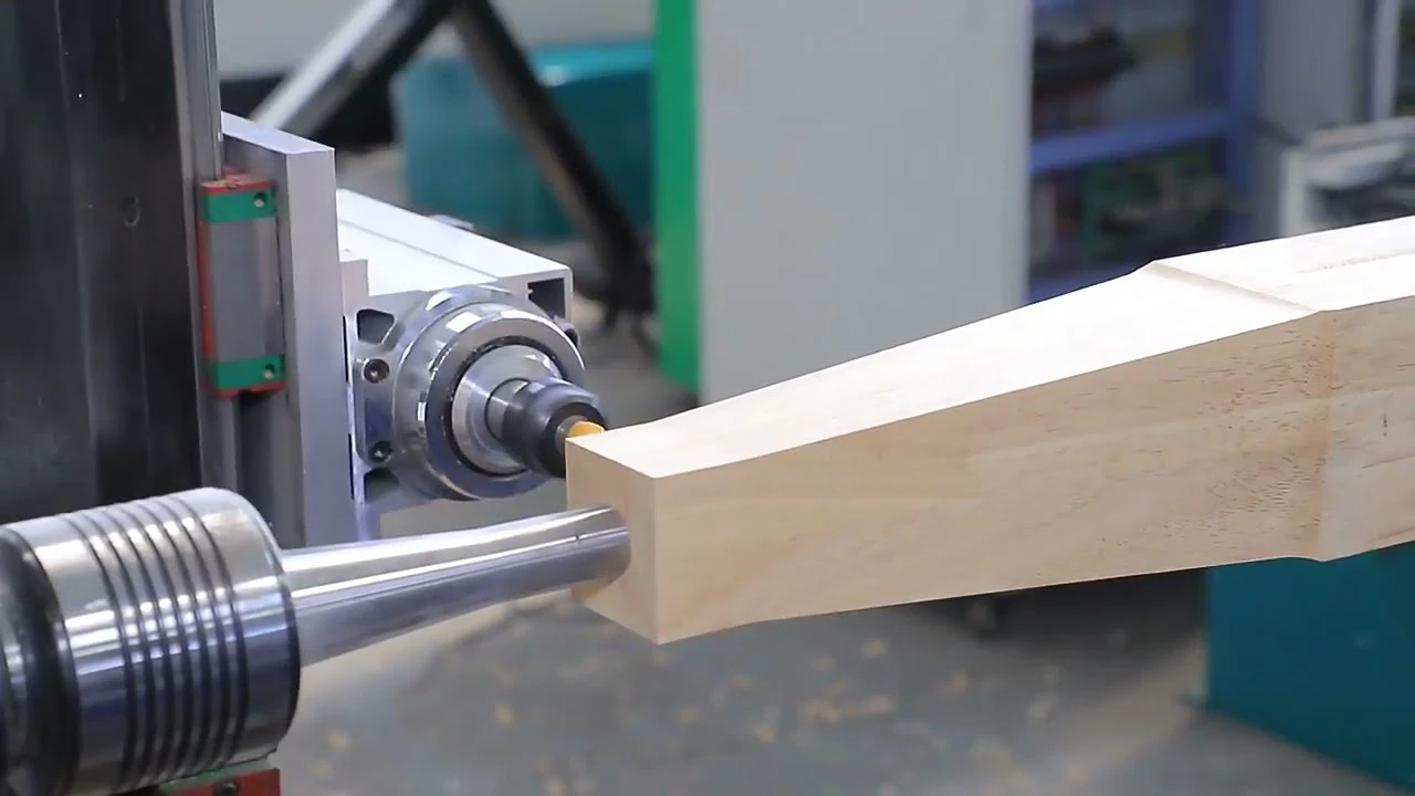 The Most Popular 4-in-1 Turning, Milling and Carving CNC Wood Lathe