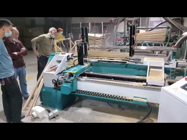2-Station Pool Cue CNC Milling Machine with Automatic Loading and Unloading