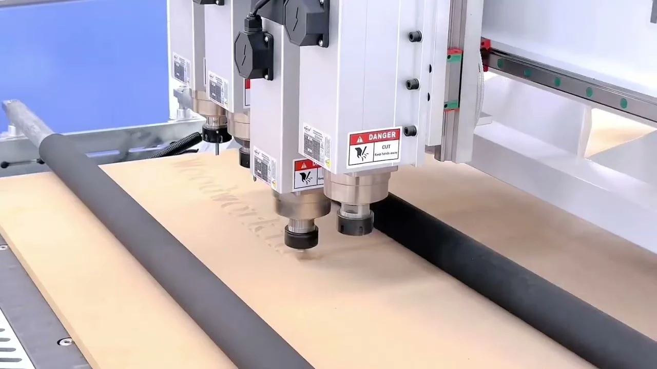 4x8ft Four-Function Switching CNC Wood Nesting Machine