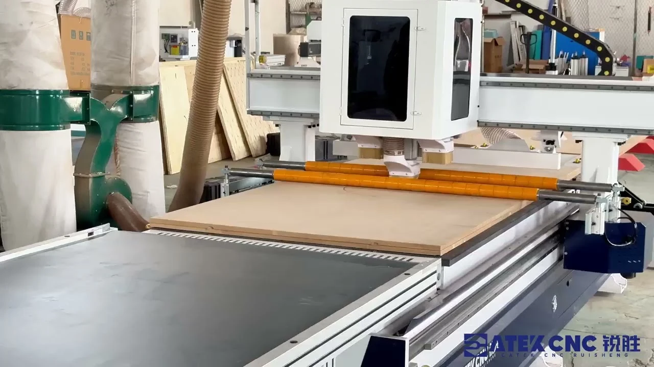 4-in-1 CNC Wood Nesting Machine with Automatic Loading and Unloading