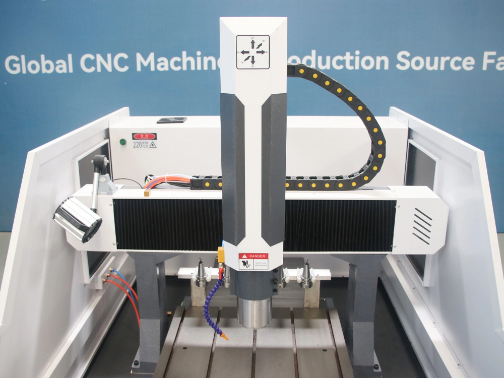 Affordable Semi-Enclosed Linear ATC CNC Metal Milling Machine