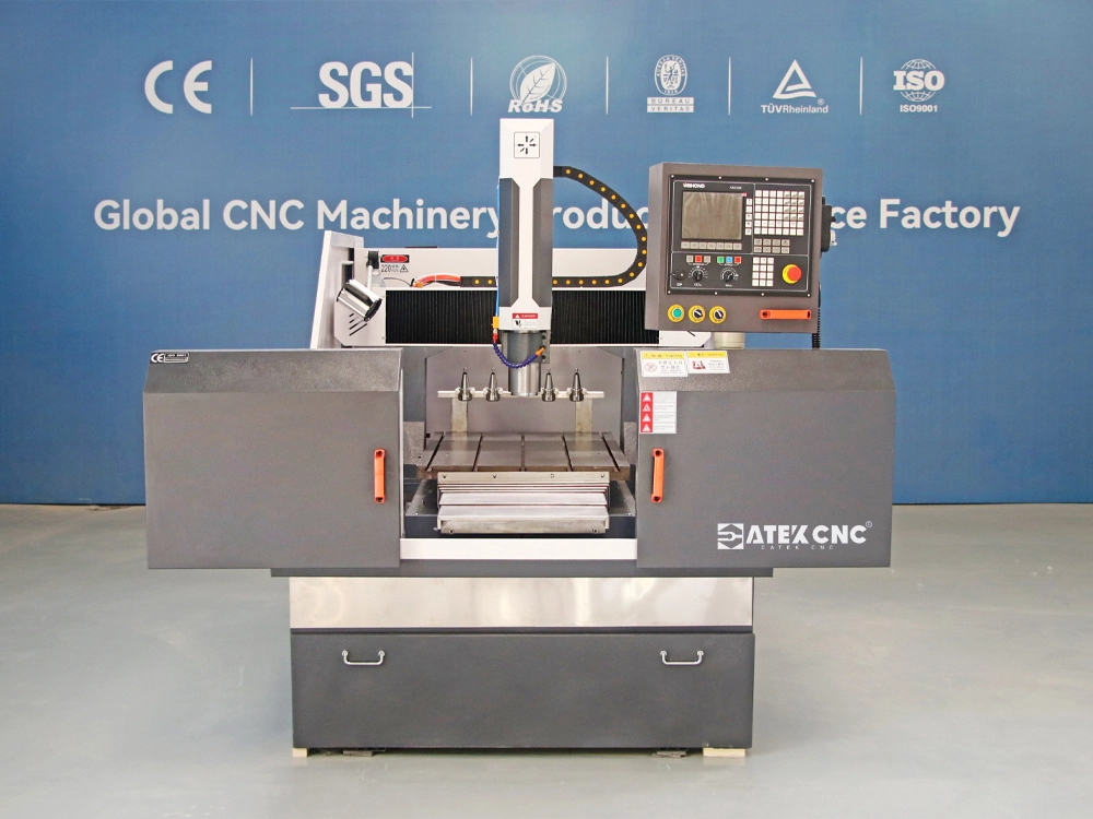 Affordable Semi-Enclosed Linear ATC CNC Metal Milling Machine
